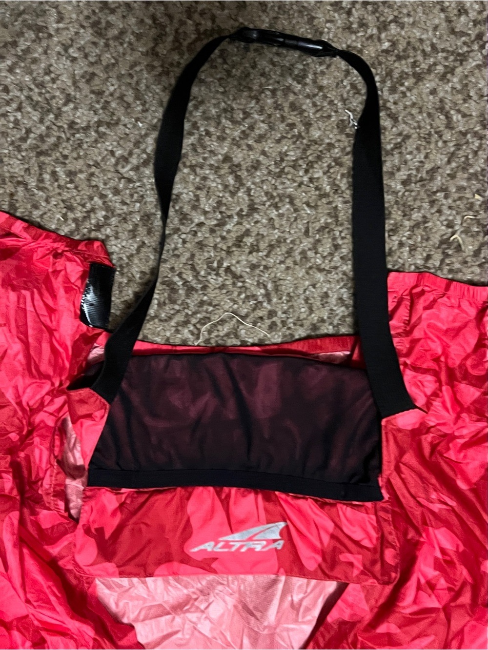 Altra Hot Pink Hooded Rain Pullover - Picture 4 of 9